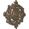 Ekena Millwork Katheryn Ceiling Medallion, Hand-Painted Warm Silver, 22 1/2"W x 30 3/8"H x 1 1/2"P CM30KTWSS - alternate 2